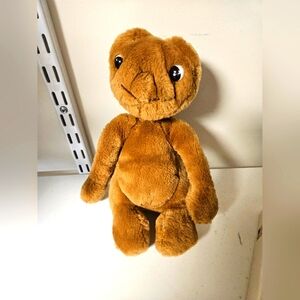 Vintage ET The Extraterrestrial Stuffed Animal Plush GEI Grayhound 10"